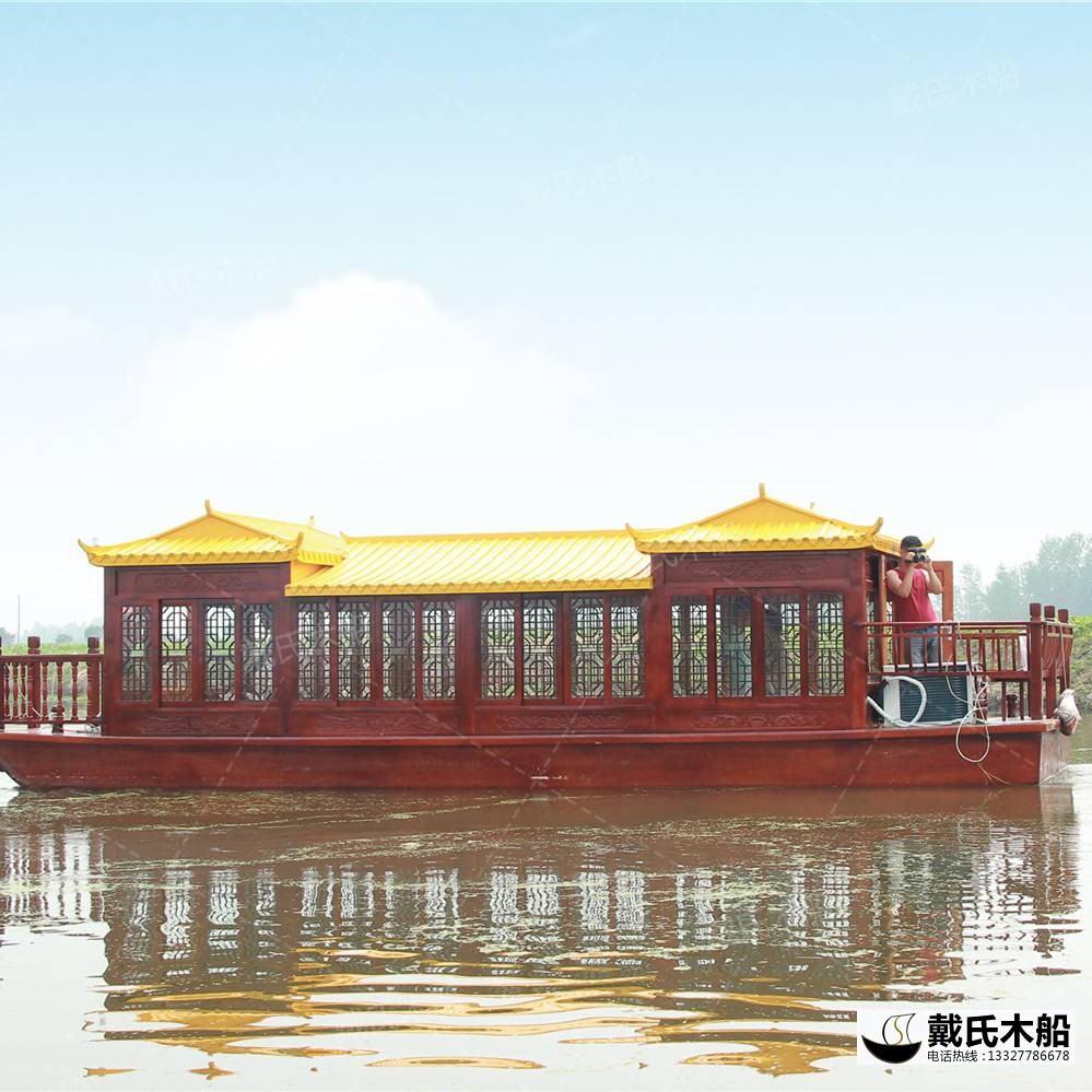 戴氏大型餐饮船 哪里有卖风景观光大型餐饮船 大型餐饮船厂家推荐